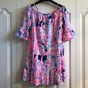 Lilly Pulitzer cold shoulder sun dress
